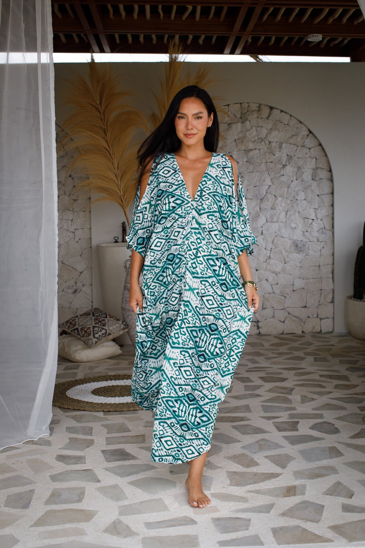 Wildest Open Shoulder Caftan | Shop Coco Rose Boutique Beach & Resort Wear