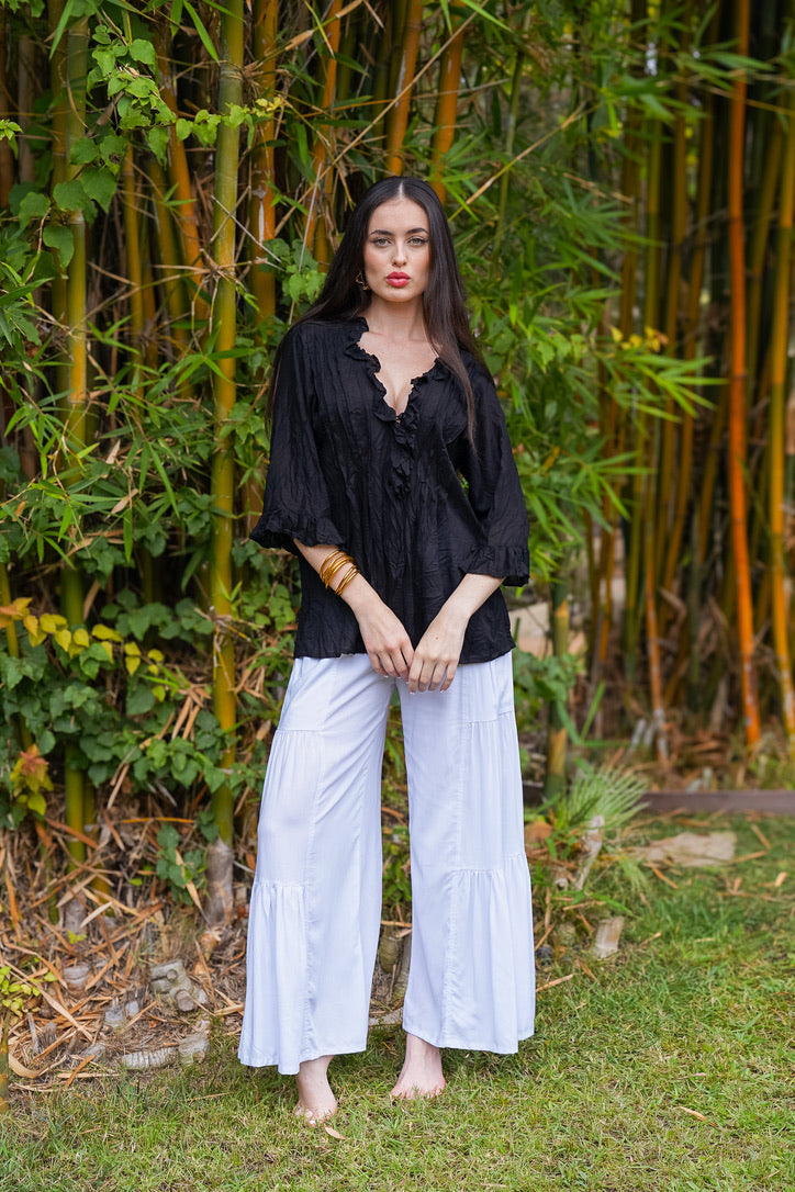 Summer Poet Blouse | Shop Coco Rose Boutique Beach & Resort Wear