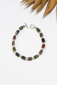 Unisex Jasper Alloy Bracelet | Shop Bali Queen