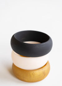 Ivory Resin Bangles | Shop Coco Rose Boutique Beach & Resort Wear