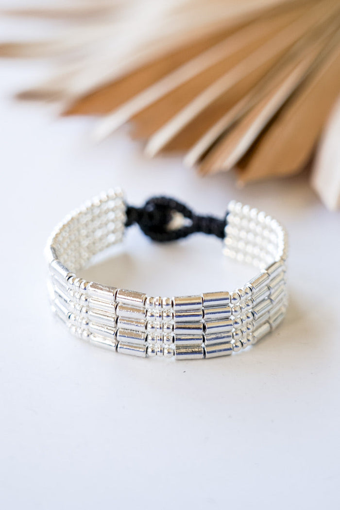 Ball & Bar Premium Alloy Bracelet | Shop Bali Queen