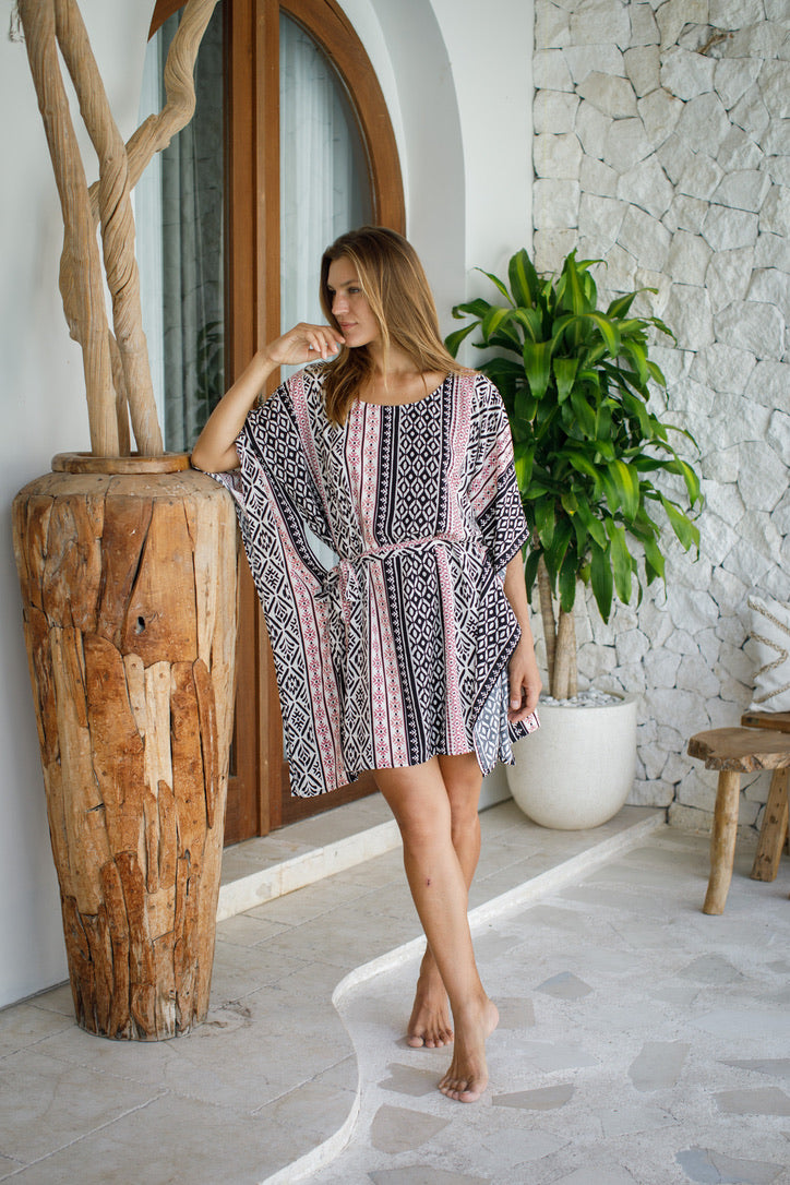 Sumatra Tie-Waist Caftan | Shop Coco Rose Boutique Beach & Resort Wear