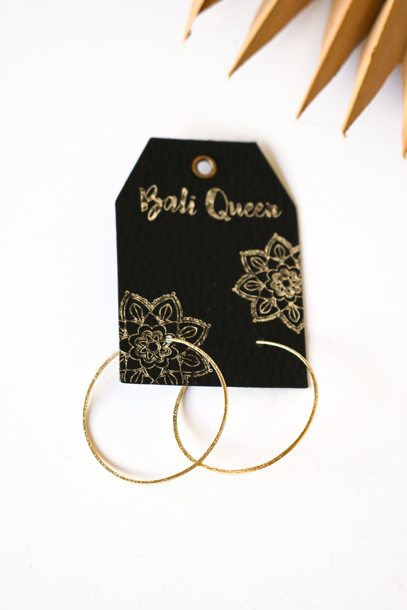 Golden Horizon Hoop Earring | Shop Bali Queen