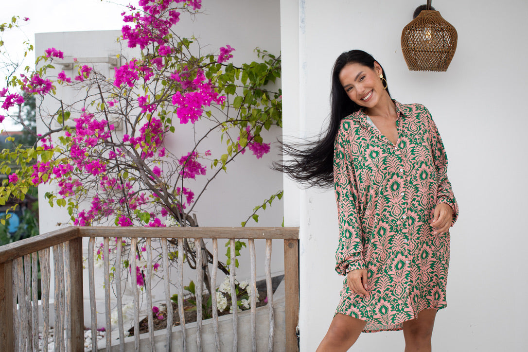 Verona Button Shirt Dress | Shop Bali Queen