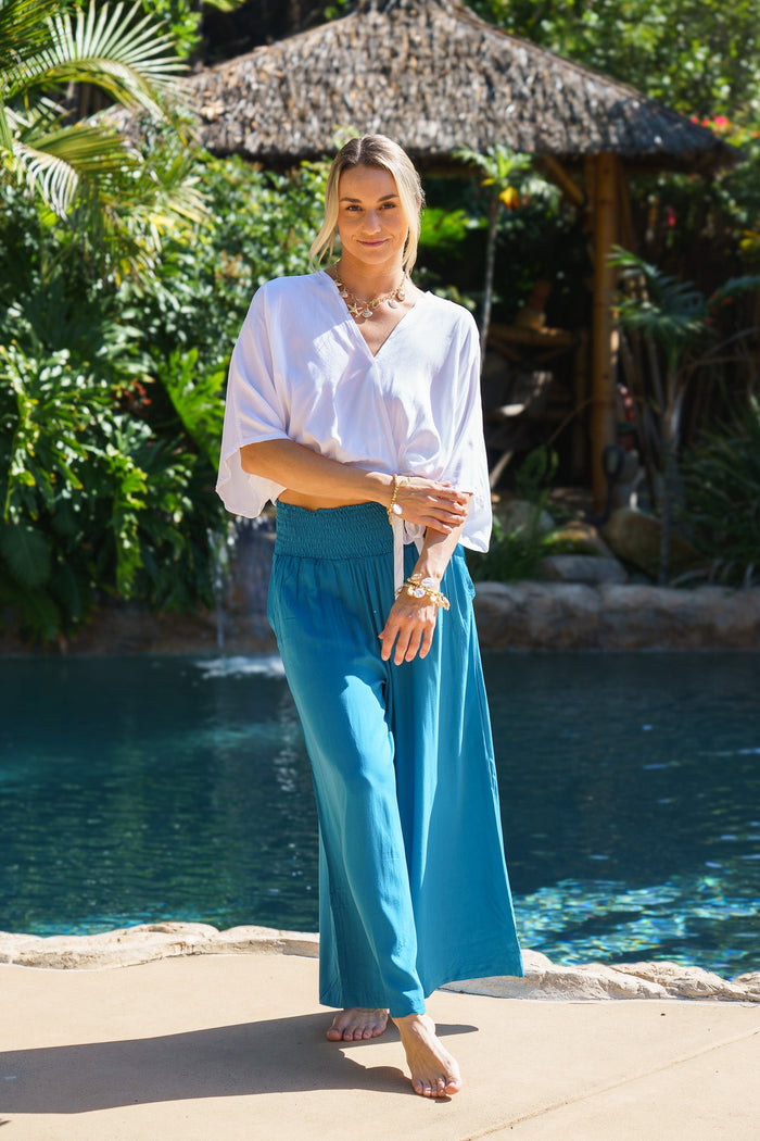 Solid Wide Leg Pant | Shop Bali Queen