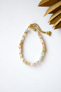 Beach Pebbles Gold Pull Bracelet | Shop Bali Queen