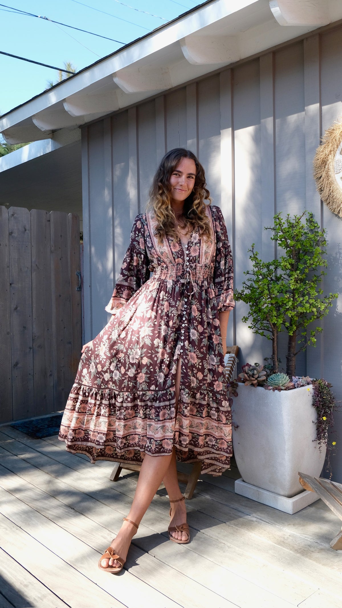 Logan Long Sleeve Belle Maxi | Vacation Ready Maxi Dresses Boho Chic Styles | Coco Rose M/L / Rayon Logan Long Sleeve Belle Maxi | Vacation Ready Maxi Dresses Boho Chic Styles | Coco Rose M/L / Rayon