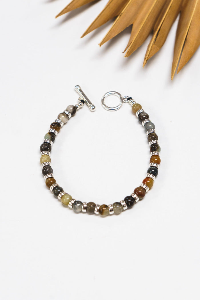Unisex Agate Alloy Bracelet | Shop Bali Queen