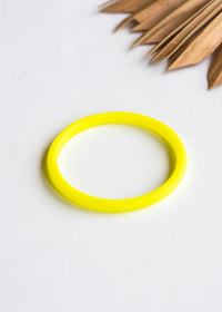 Neon Yellow Resin Bangles | Shop Coco Rose Boutique Beach & Resort Wear