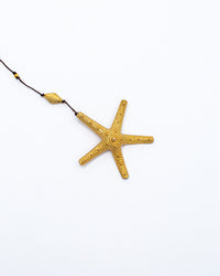 Bumpy Starfish Gold Alloy Necklace | Shop Bali Queen