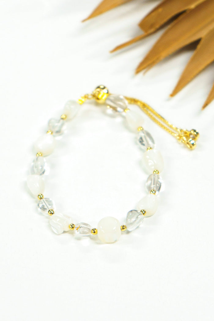 Beach Pebbles Stone & Crystal Bracelet | Shop Coco Rose Boutique Beach & Resort Wear