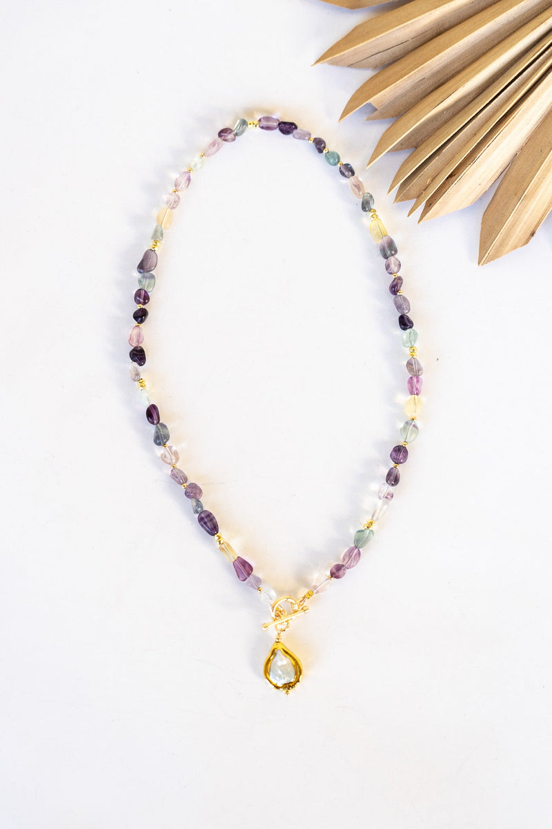 Beach Pebbles Pearl Lariat | Shop Bali Queen