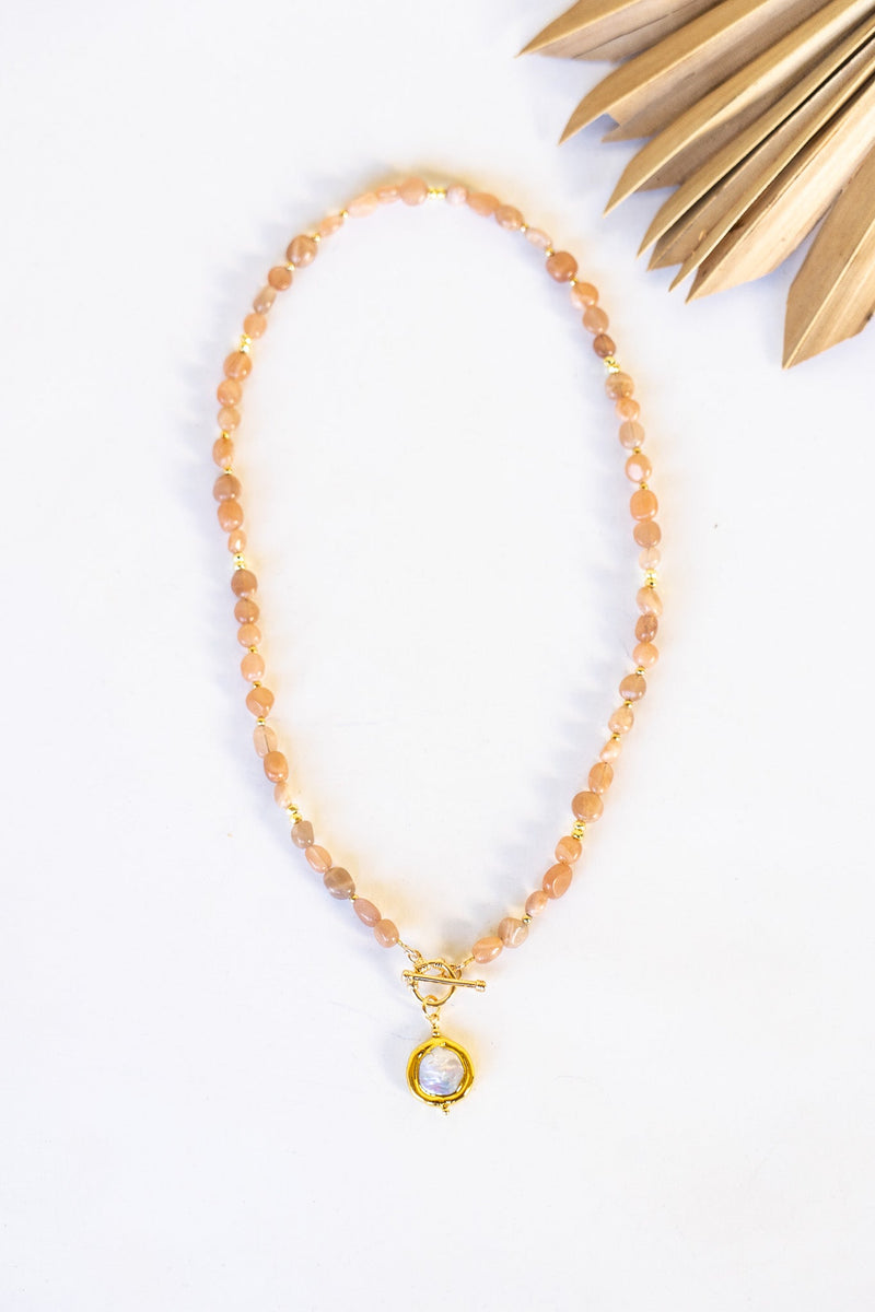 Beach Pebbles Pearl Lariat | Shop Bali Queen