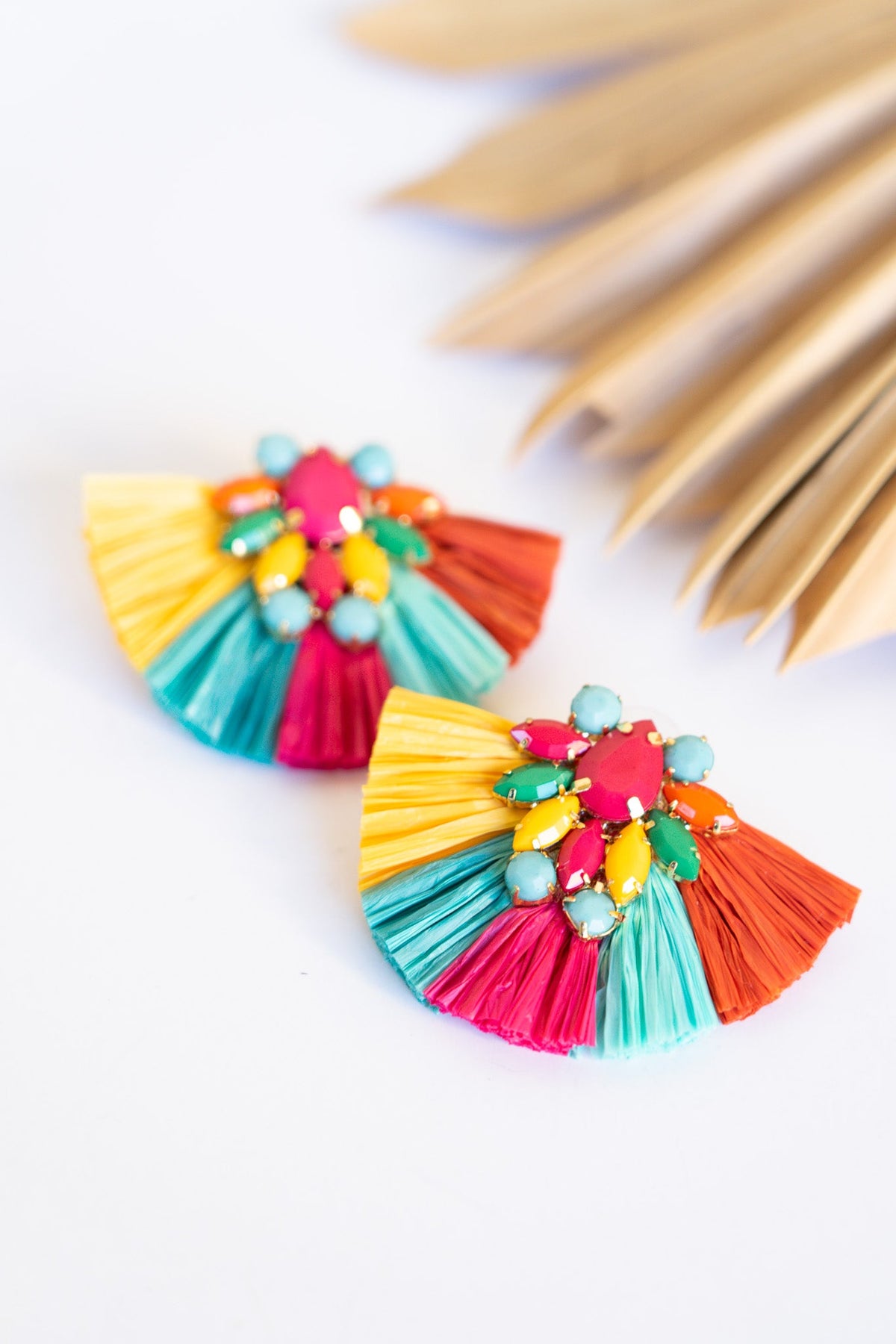 Rosalinda Raffia Earring | Shop Bali Queen