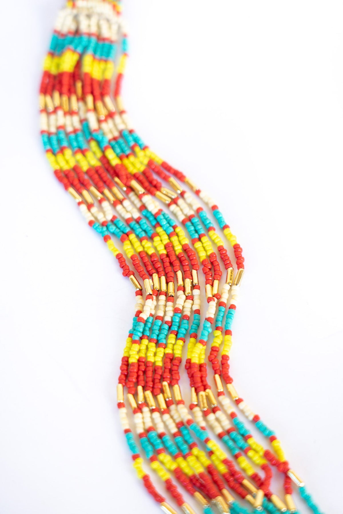 Sunstone Mosaic Beaded Necklace | Shop Bali Queen