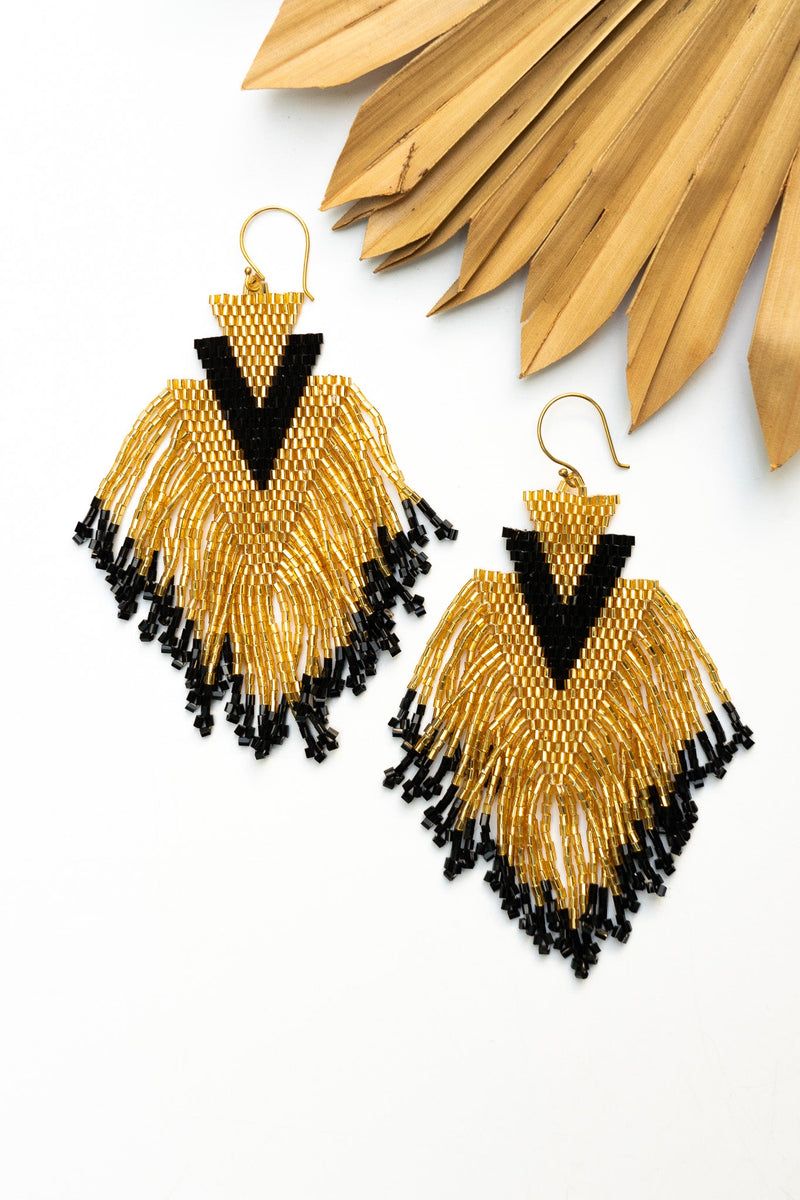 Elektra Gold Shield Earring | Shop Bali Queen