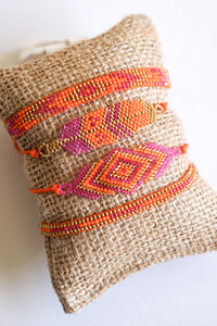 Boho Burlap Seed Beed Bracelet 4-Pack | Shop Bali Queen