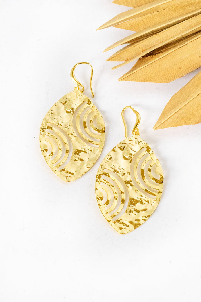 Hammered Swirl Earring | Shop Bali Queen