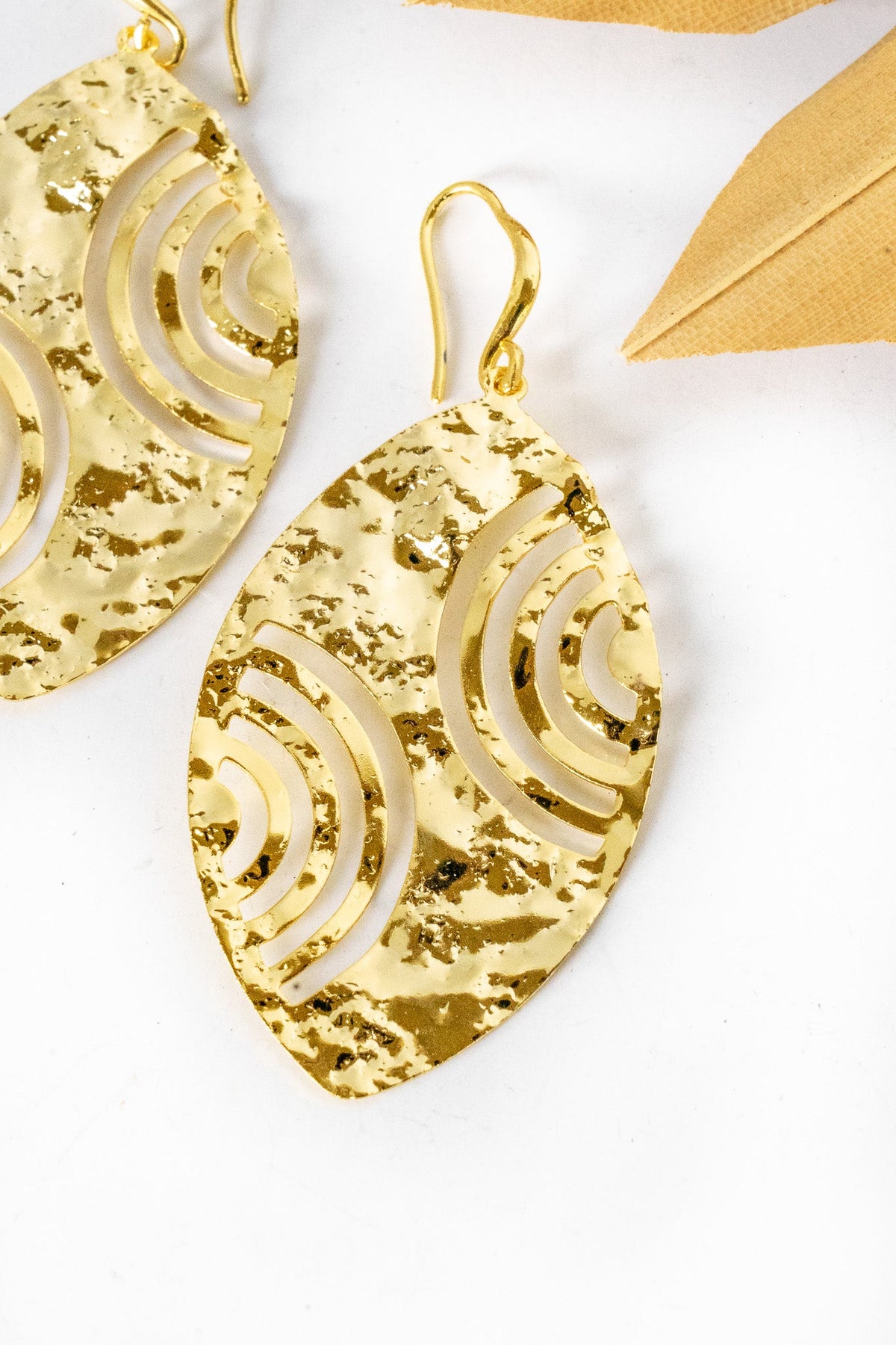 Hammered Swirl Earring | Shop Bali Queen