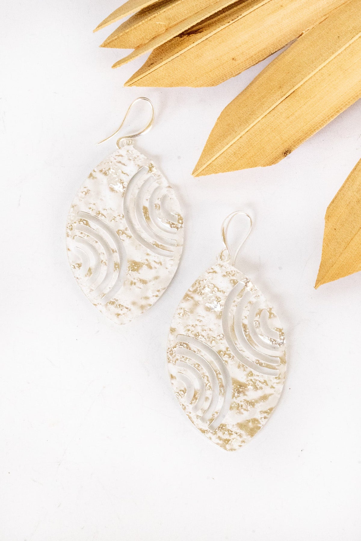 Hammered Swirl Earring | Shop Bali Queen