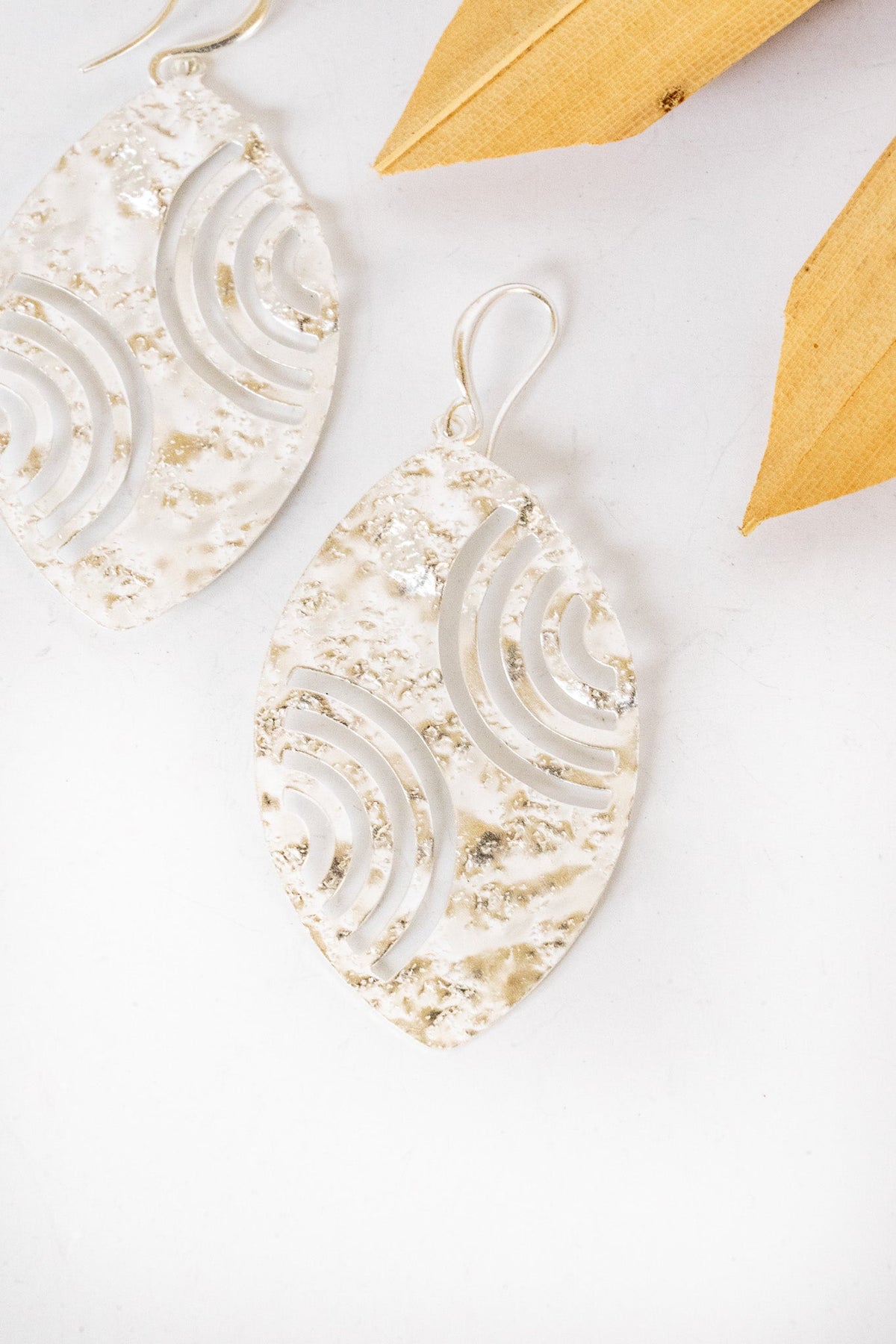 Hammered Swirl Earring | Shop Bali Queen