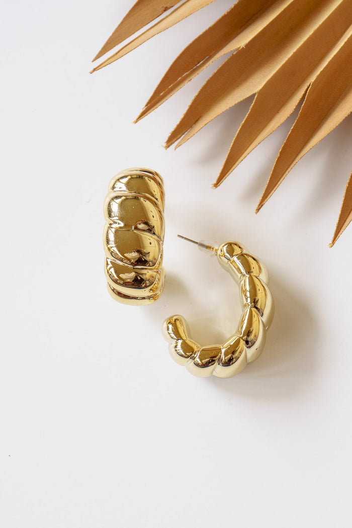 Swell Hoop Earring | Shop Coco Rose Boutique Beach & Resort Wear