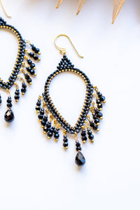 Thai Crystal Teardrop Chandelier Earrings | Shop Bali Queen