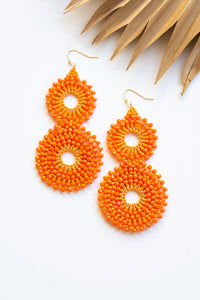 Thai Crystal Double Circle Earrings | Shop Bali Queen