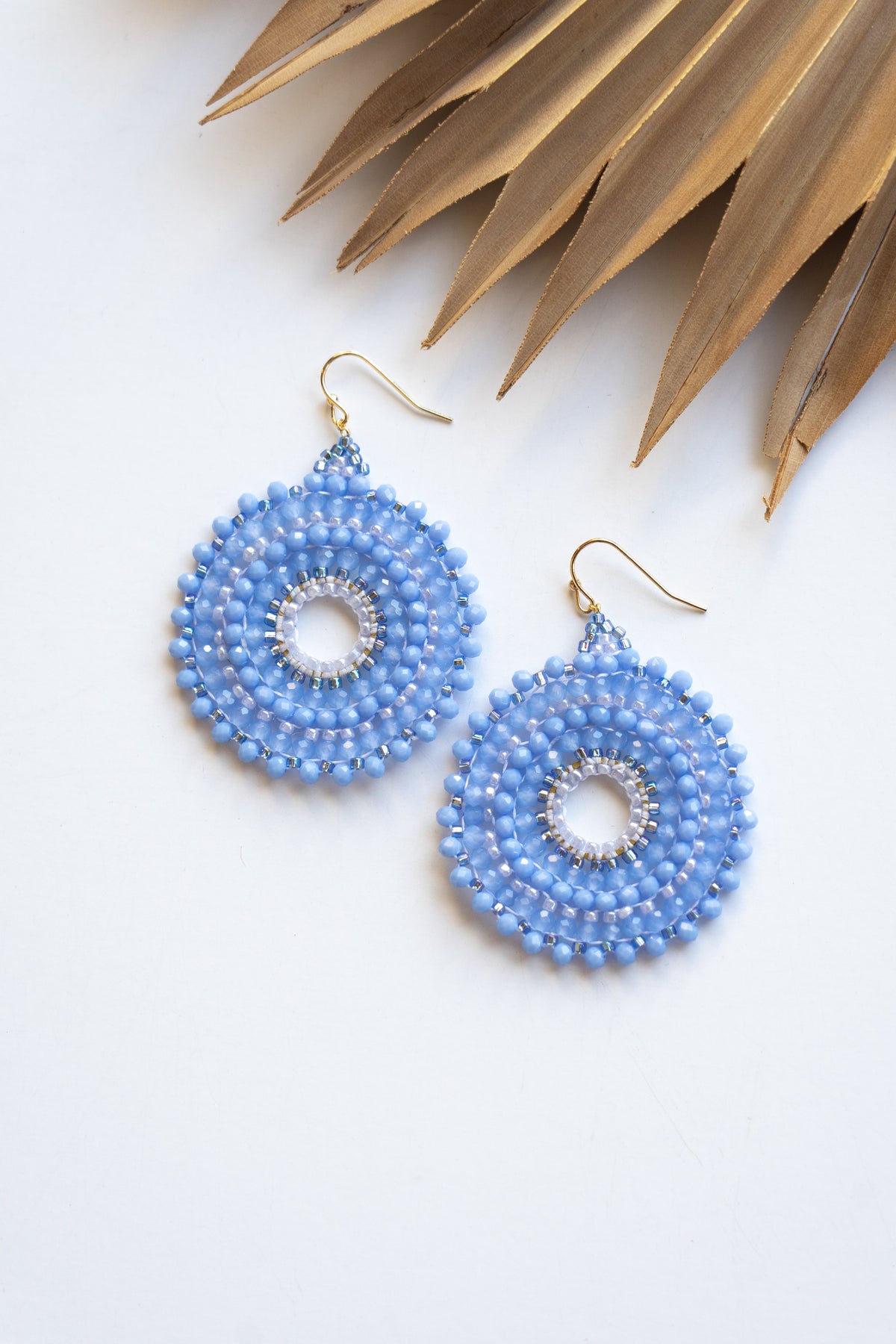 Thai Round Crystal Earrings | Shop Bali Queen