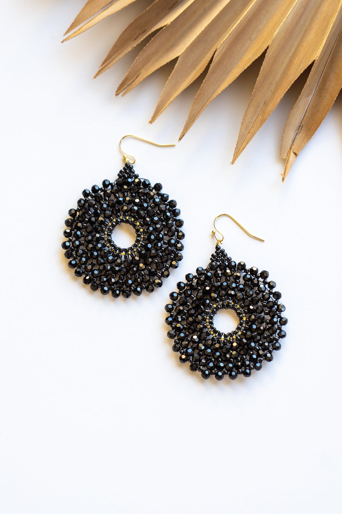 Thai Round Crystal Earrings | Shop Bali Queen