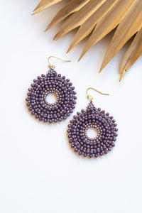 Thai Round Crystal Earrings | Shop Bali Queen