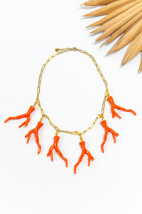 Caribbean Coral Necklace | Shop Coco Rose Boutique Beach & Resort Wear