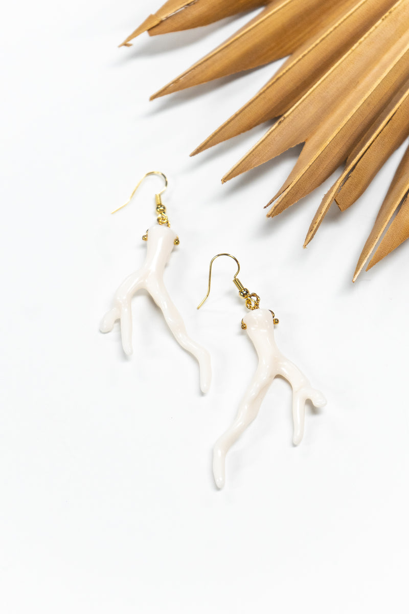 Caribbean Coral Earring | Shop Coco Rose Boutique Beach & Resort Wear