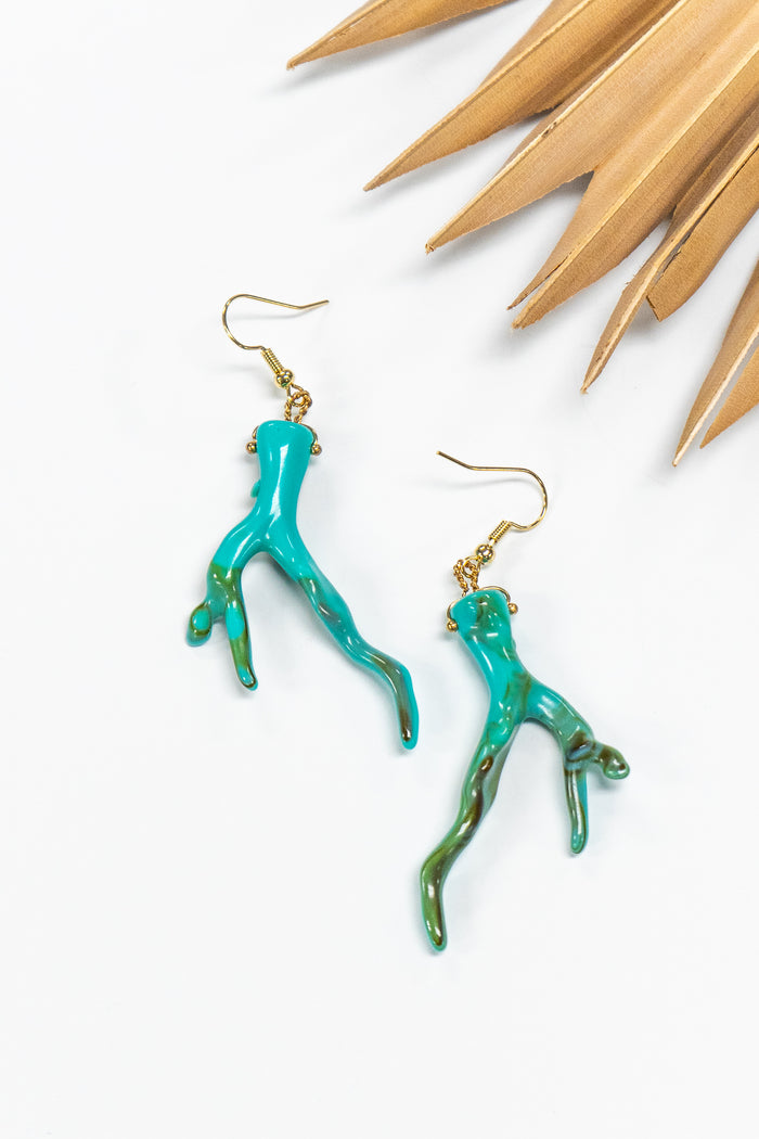 Caribbean Coral Earring | Shop Coco Rose Boutique Beach & Resort Wear