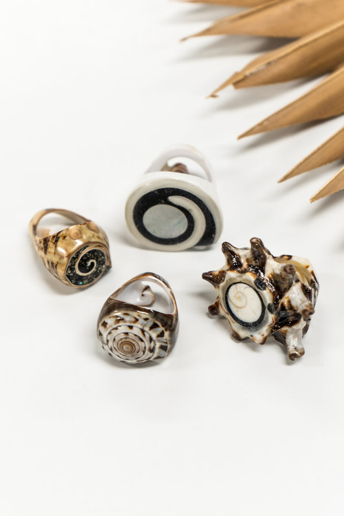 Bali Shell Rings | Shop Coco Rose Boutique Beach & Resort Wear