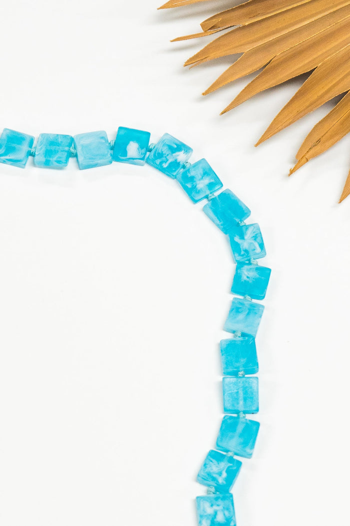 Beach Rocks Simply Square Necklace | Shop Coco Rose Boutique Beach & Resort Wear
