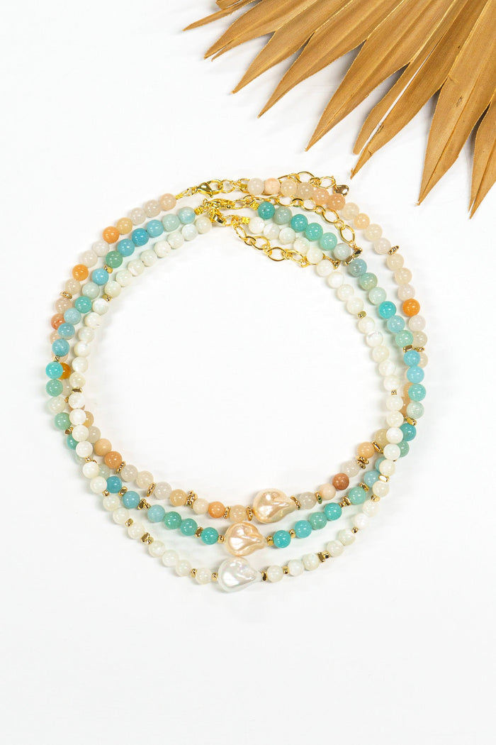 Pearl Tides Necklace | Shop Coco Rose Boutique Beach & Resort Wear