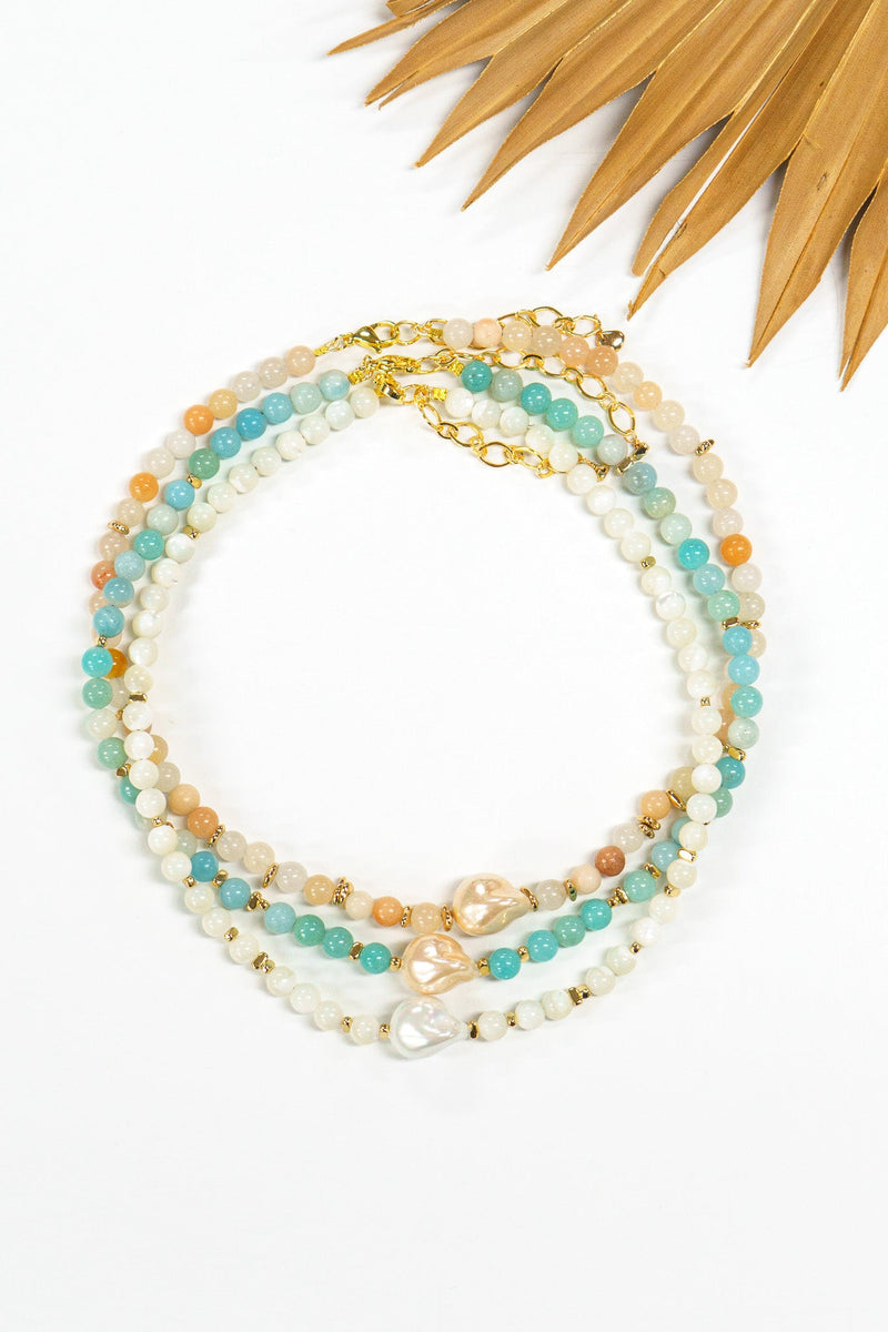 Pearl Tides Necklace | Shop Coco Rose Boutique Beach & Resort Wear