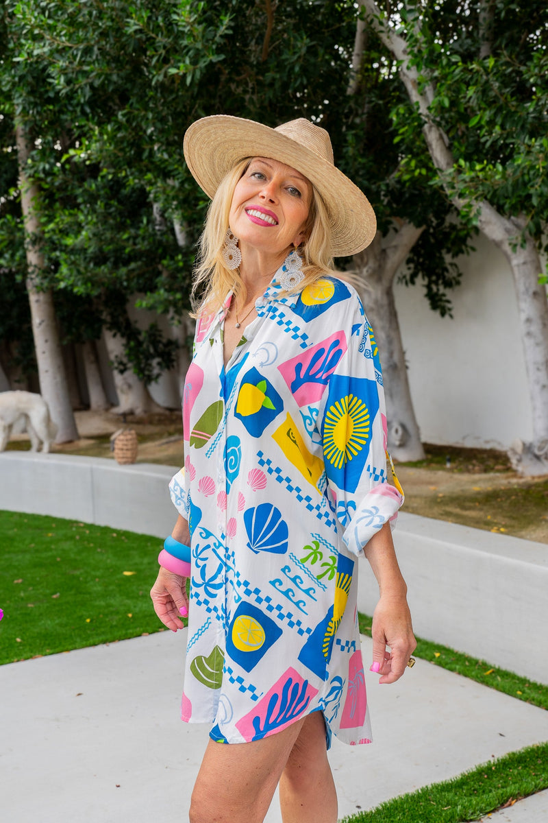 Beach Blvd Shirt Dress