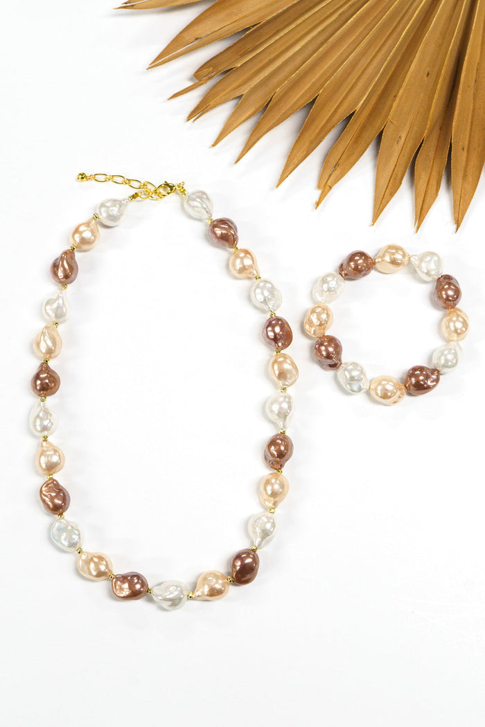 Tidefall Shell Pearl Necklace | Shop Coco Rose Boutique Beach & Resort Wear