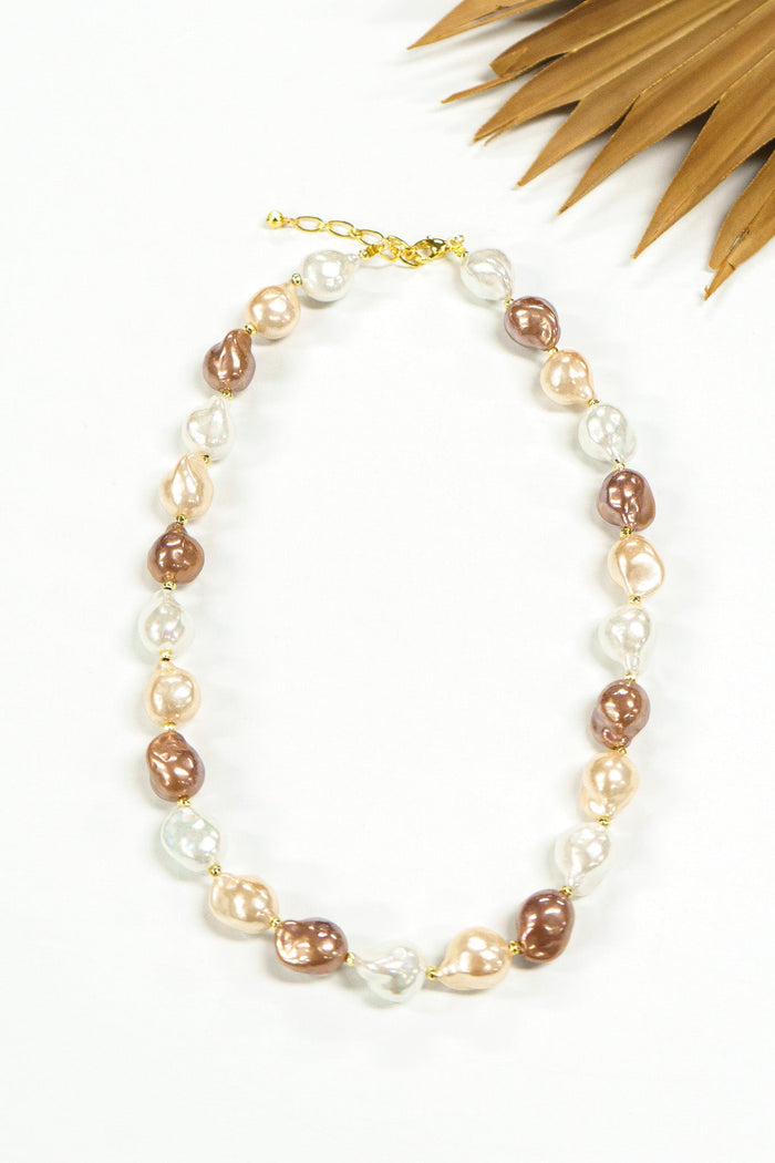 Tidefall Shell Pearl Necklace | Shop Coco Rose Boutique Beach & Resort Wear