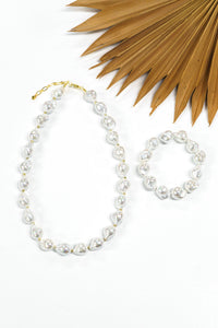 Tidefall Shell Pearl Necklace | Shop Coco Rose Boutique Beach & Resort Wear