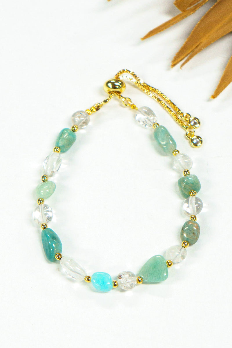 Beach Pebbles Stone & Crystal Bracelet | Shop Coco Rose Boutique Beach & Resort Wear