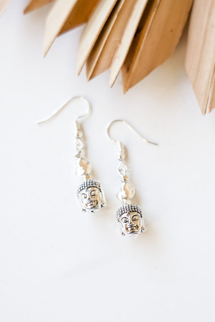 Buddha Head Alloy Earrings | Shop Bali Queen