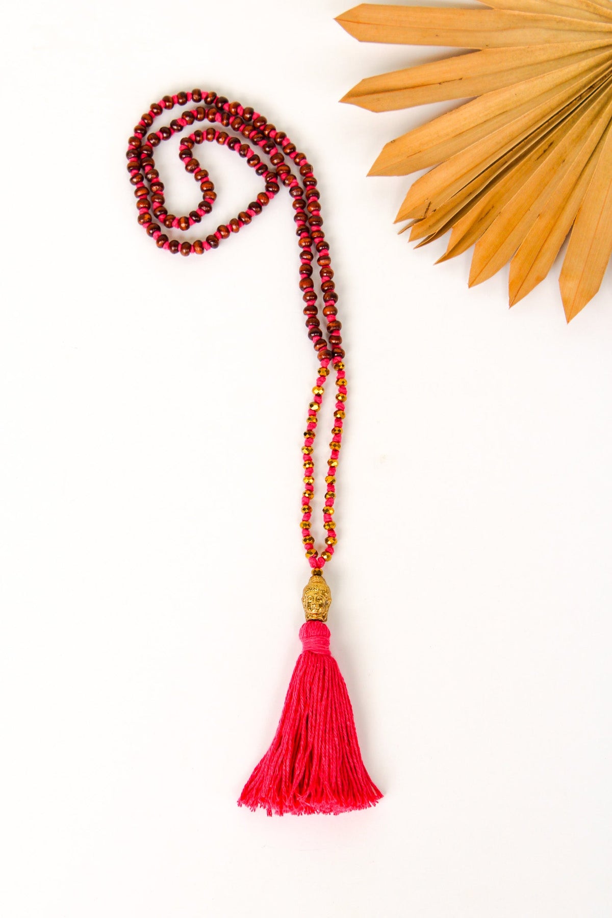 Cotton Buddha Tassel Necklace | Shop Bali Queen