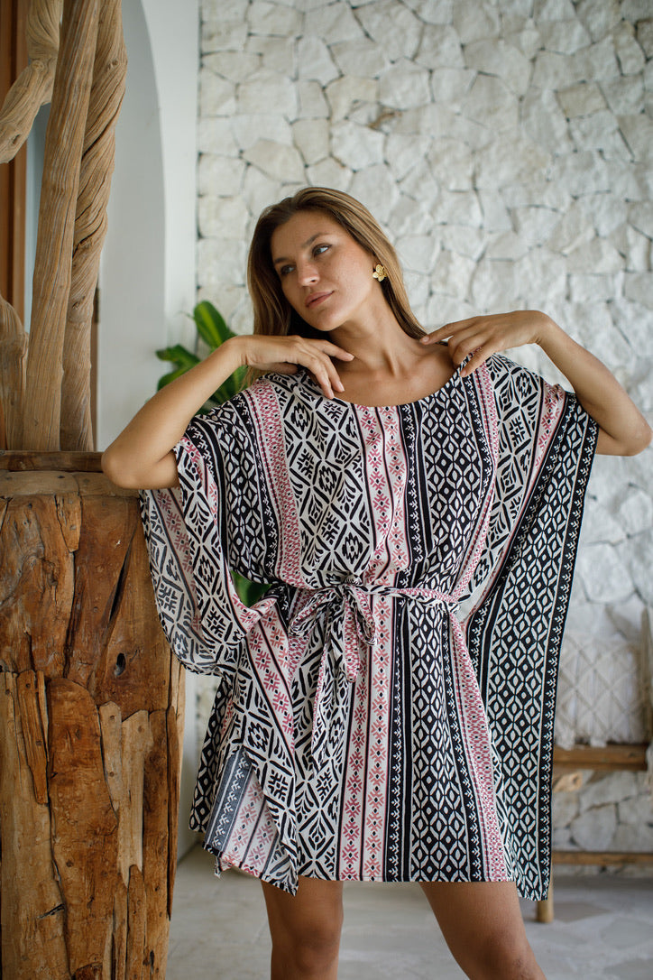 Sumatra Tie-Waist Caftan | Shop Coco Rose Boutique Beach & Resort Wear