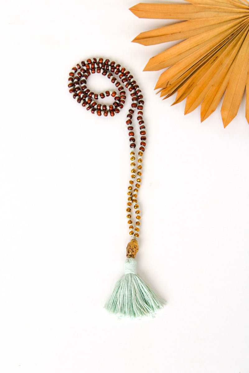 Cotton Buddha Tassel Necklace | Shop Bali Queen