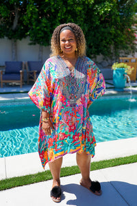Bombay Jeweled Short Caftan | Shop Coco Rose Boutique Beach & Resort Wear