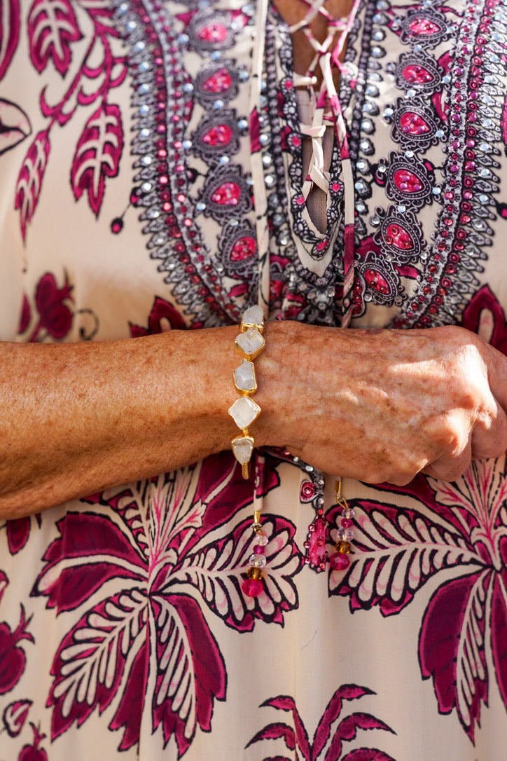 Bombay Jeweled Long Caftan