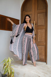 Sumatra Tassel Kimono | Shop Coco Rose Boutique Beach & Resort Wear
